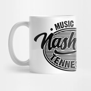 Nashville Music City Tennessee v4 Mug